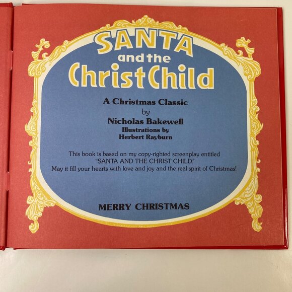 Santa & The Christ Child Hardcover Book By Nicholas Bakewell Christmas Story - Picture 5 of 6